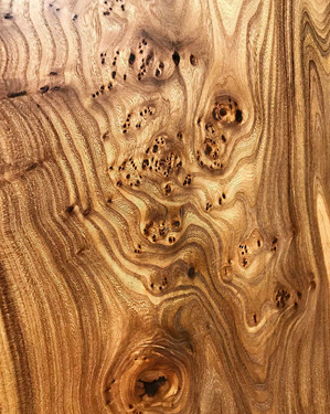 Текстура древесины карагача